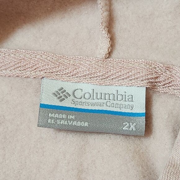 Columbia Trek Graphic Hoodie – Women’s 2X Pink Pullover | NWT - Picture 7 of 9